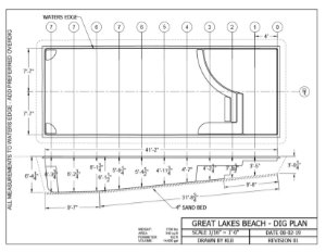 Show Me Pools - Custom Pool Excavation Plan