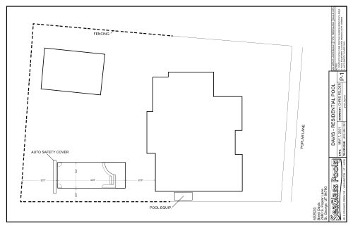 Show Me Pools - Custom Pool Placement Plot Plan