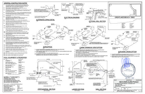 Show Me Pools - Custom Pool Engineering Plan